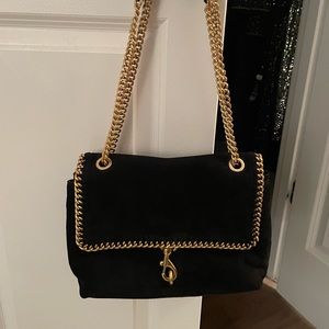 Rebecca Minkoff Edie Suede Black NWOT